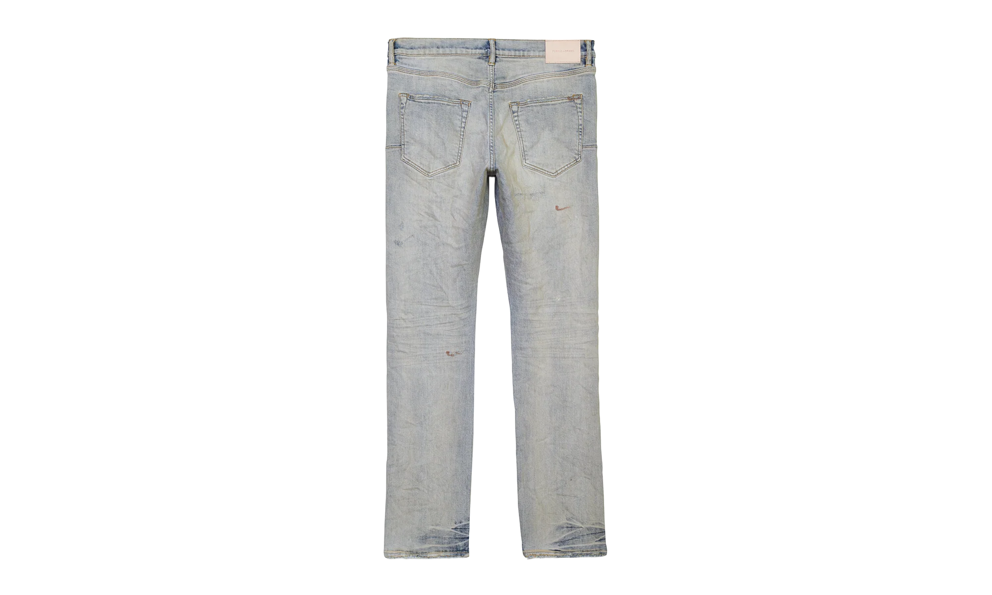 OIL REPAIR SLIM STRAIGHT SKINNY JEANS "Super Light Indigo" P011 SORS123