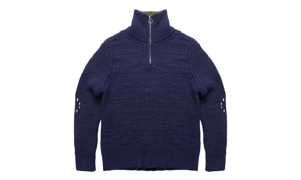 Namacheko Quarter Zip Sweater "Navy" NW24760066806090