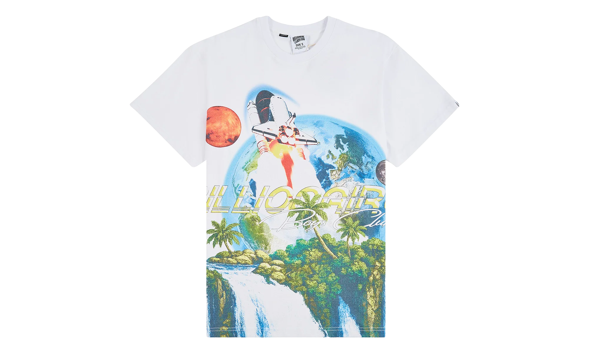 Waterfalls Graphic T-Shirt "White" 861 2311 WHT