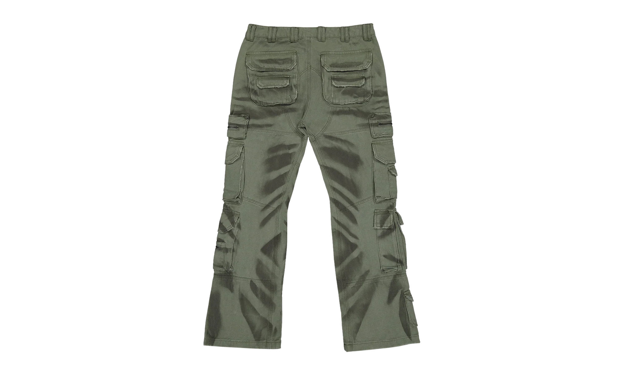 Skidrow Flared Cargo Pants "Sage" ZG0QZD2P
