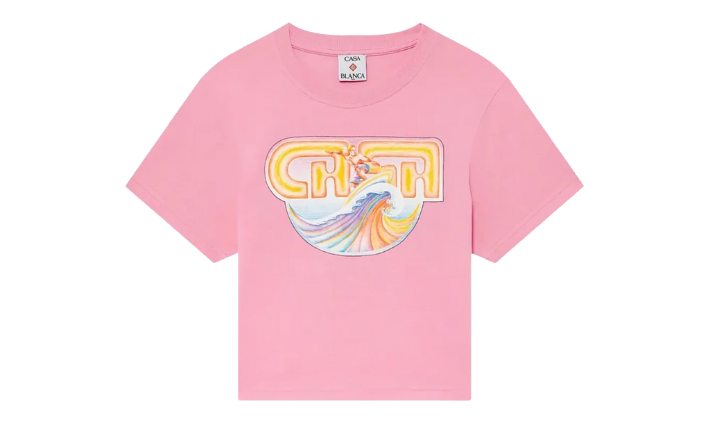 Casa Surf Cropped Short Sleeve T‑Shirt "Pink" WS25 JTS 009 05