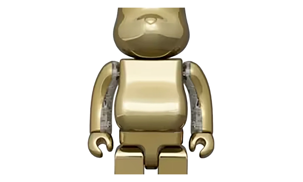 Gold Chrome BE@RBRICK Speaker "400% Portable Speaker" MEDI3075
