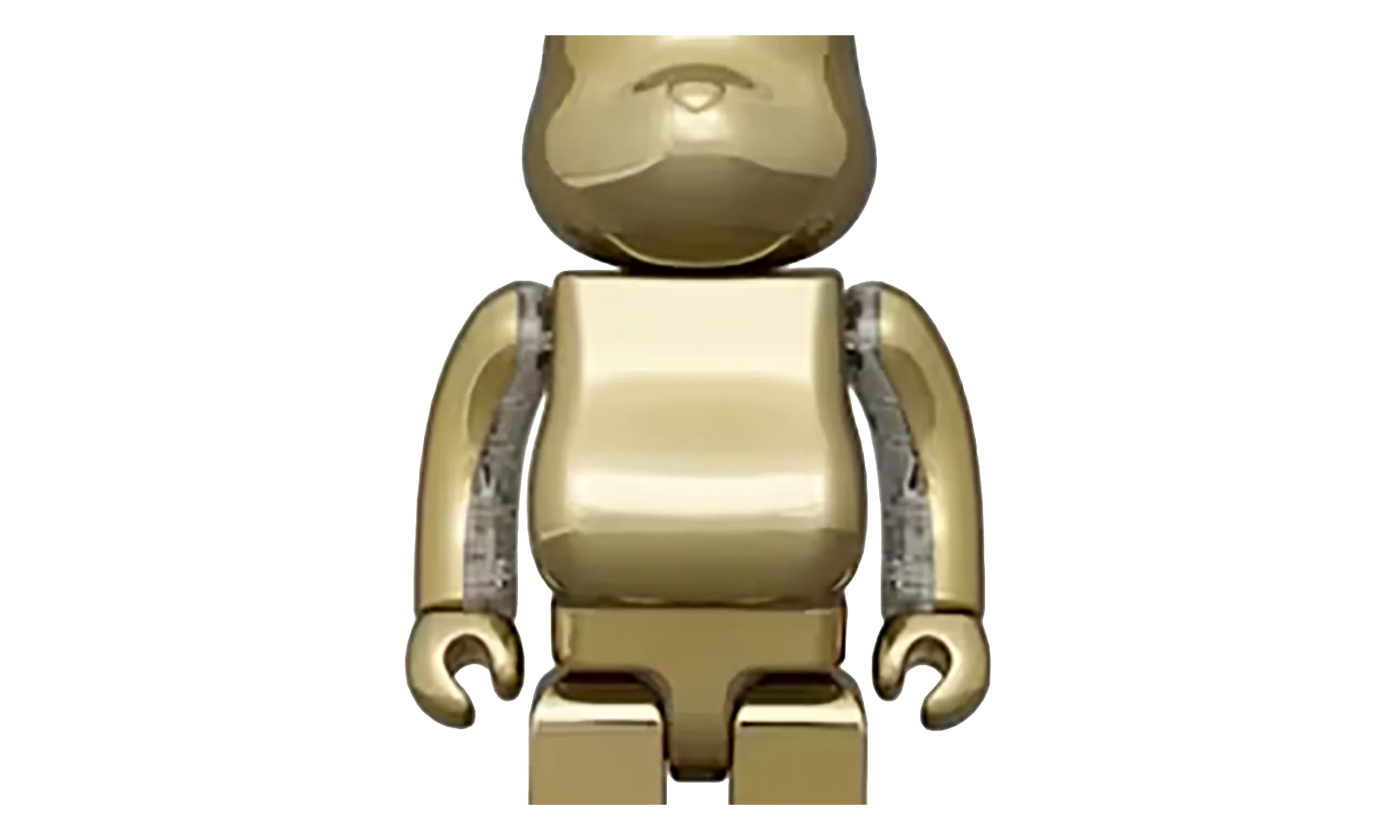 Gold Chrome BE@RBRICK Speaker "400% Portable Speaker" MEDI3075
