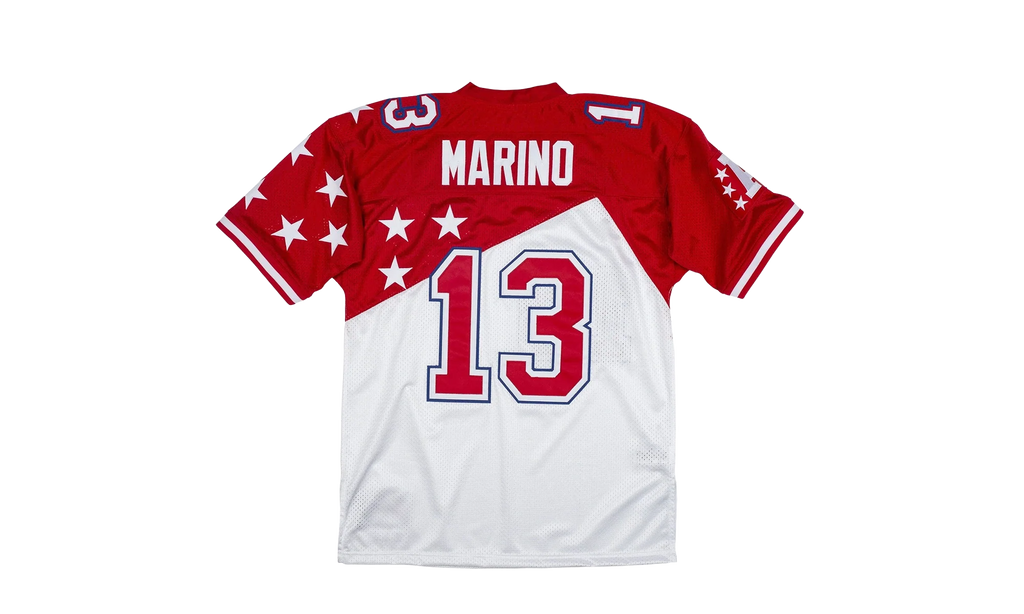 NFL Dan Marino Authentic Jersey "1994-95 AFC - White / Red" AJY6LG19125 AFCWHRD94DMA