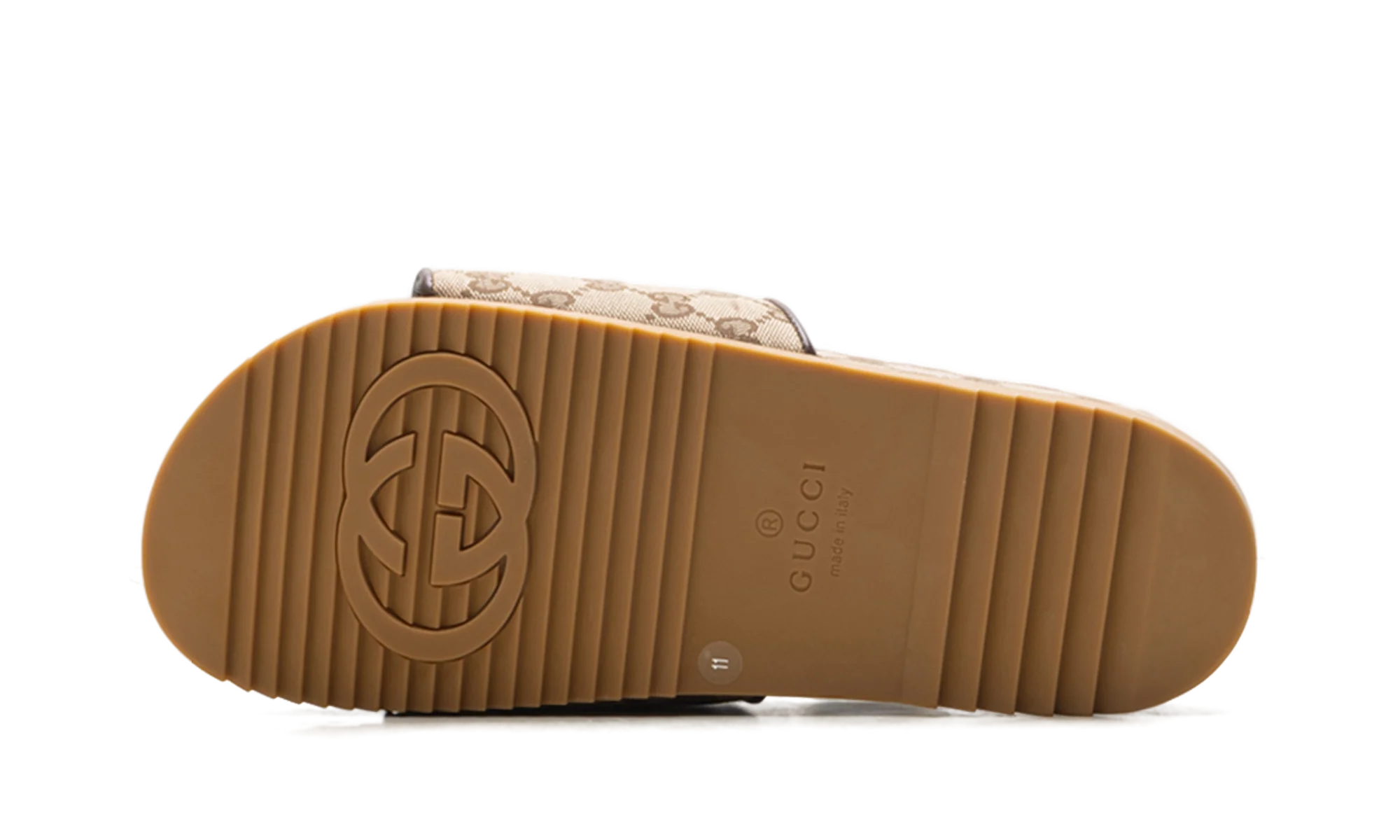 GG Slide "Beige Canvas" 624695 H6320 9763