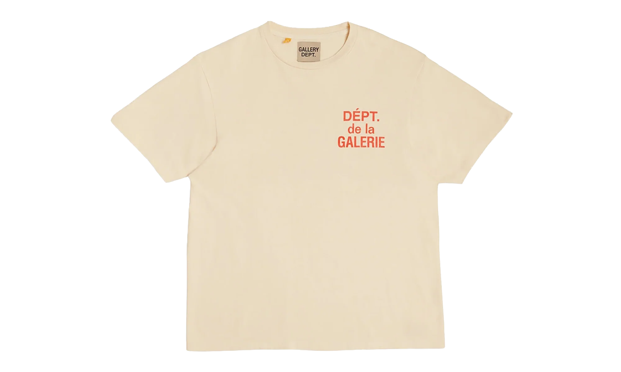 French T-Shirt "Cream / Orange" GD015
