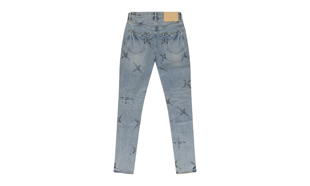 Star Monogram P001 Skinny Jeans "Blue" P001_BMLI824