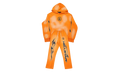 Fire Hoodie with Flare Bottom Sweatpants (Full Set) "Orange" HSR133