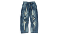 TC Bone Leather Denim Pants "Blue" TC25PT2101