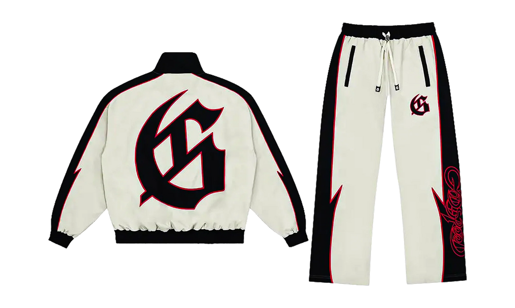 GT Tracksuit "White Red" GS197
