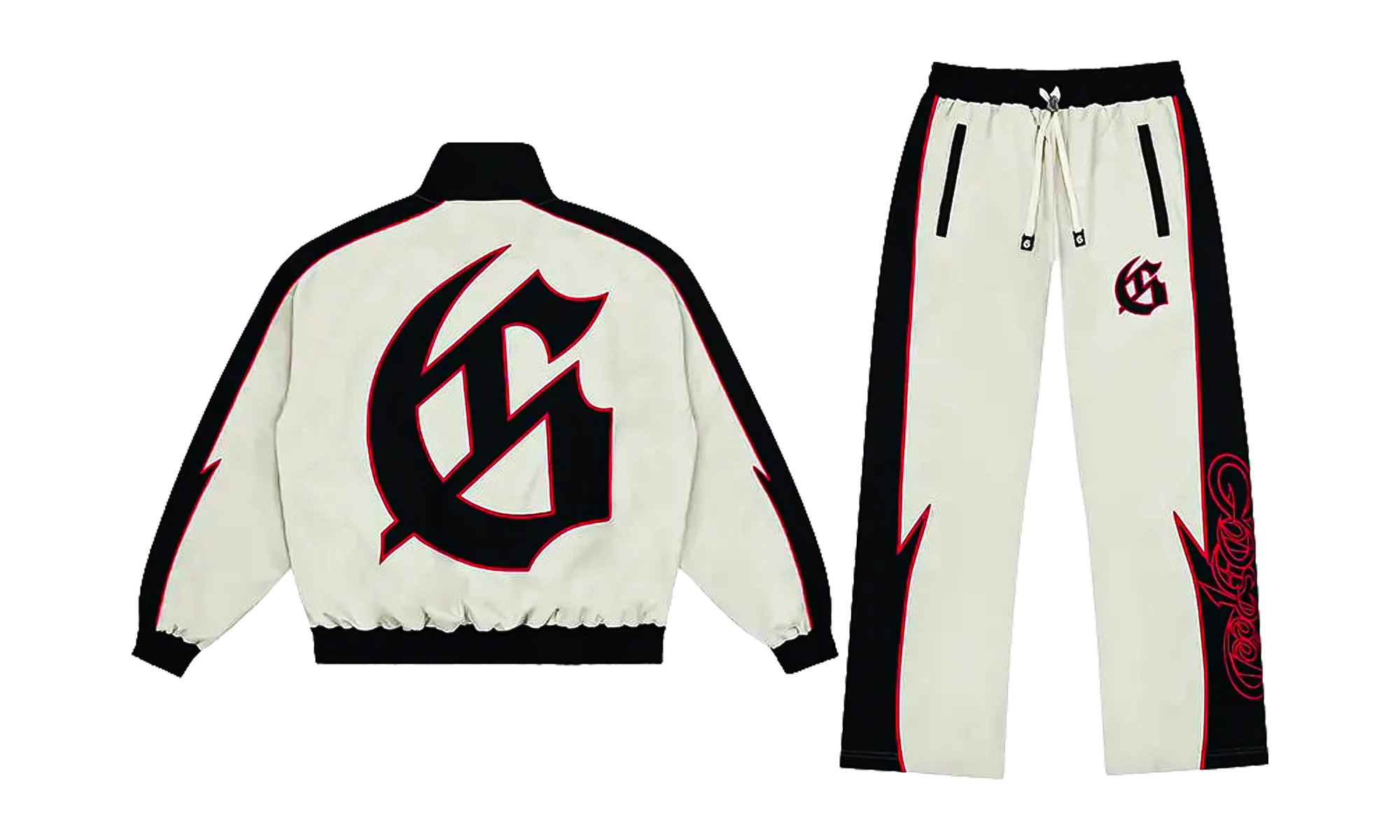 GT Tracksuit "White Red" GS197