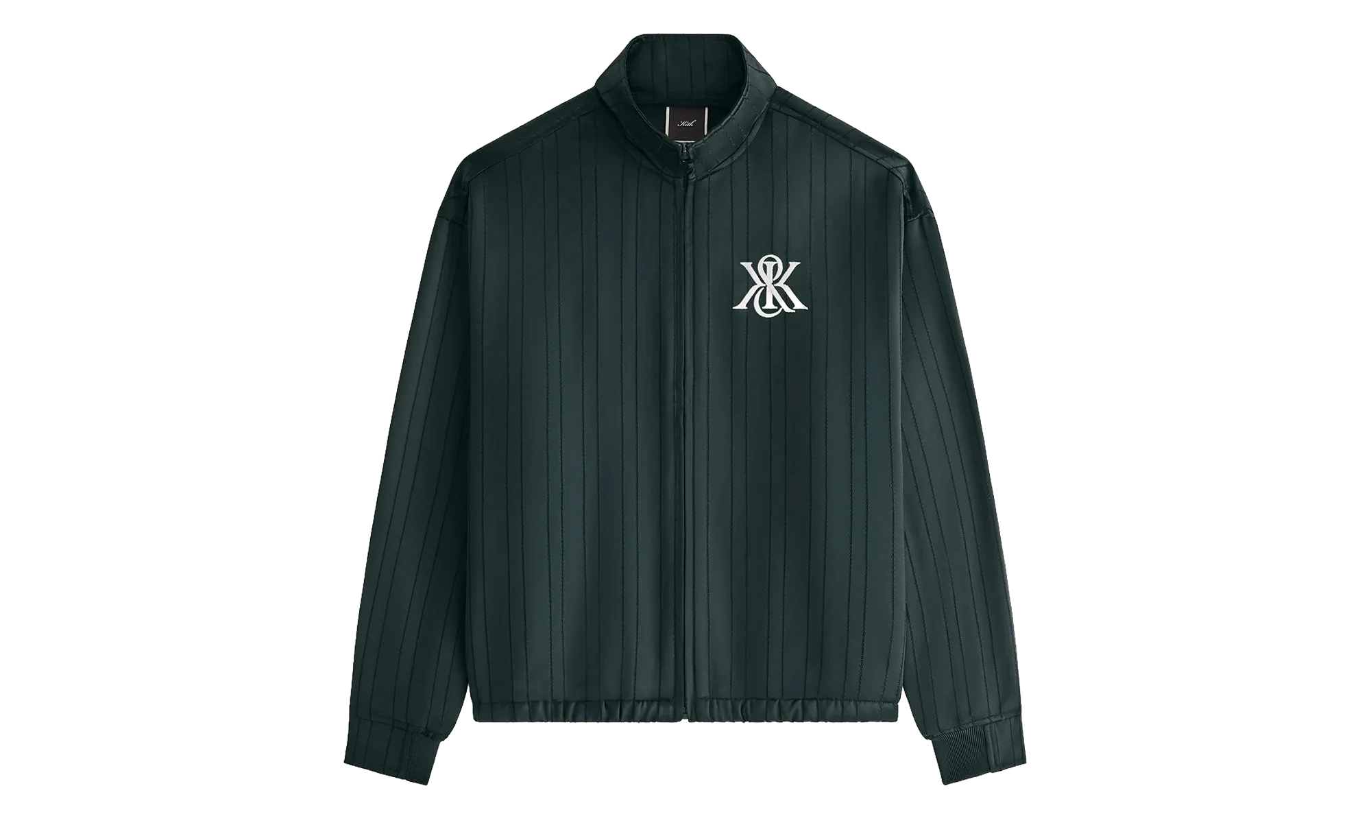 Wrenley Satin Crest Track Jacket "Green" KITH45