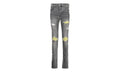 MX1 Green Ultra Suede Repair Jeans "Grey" PF22MDS004 030