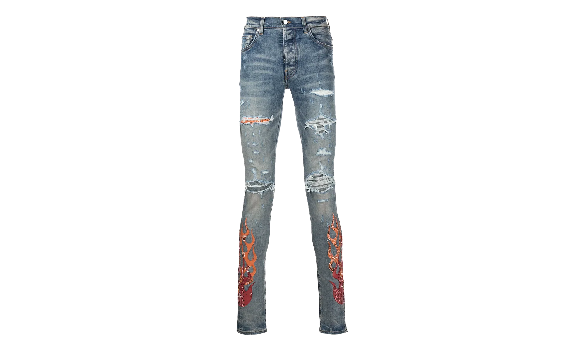 Bandana Flame Patch Jeans "Clay Indigo Multi" PS22MDS192 481