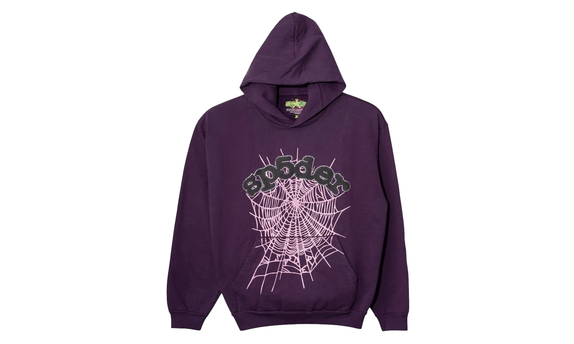 Crystal Websuit Hooded Sweatshirt "Purple" SP5der327
