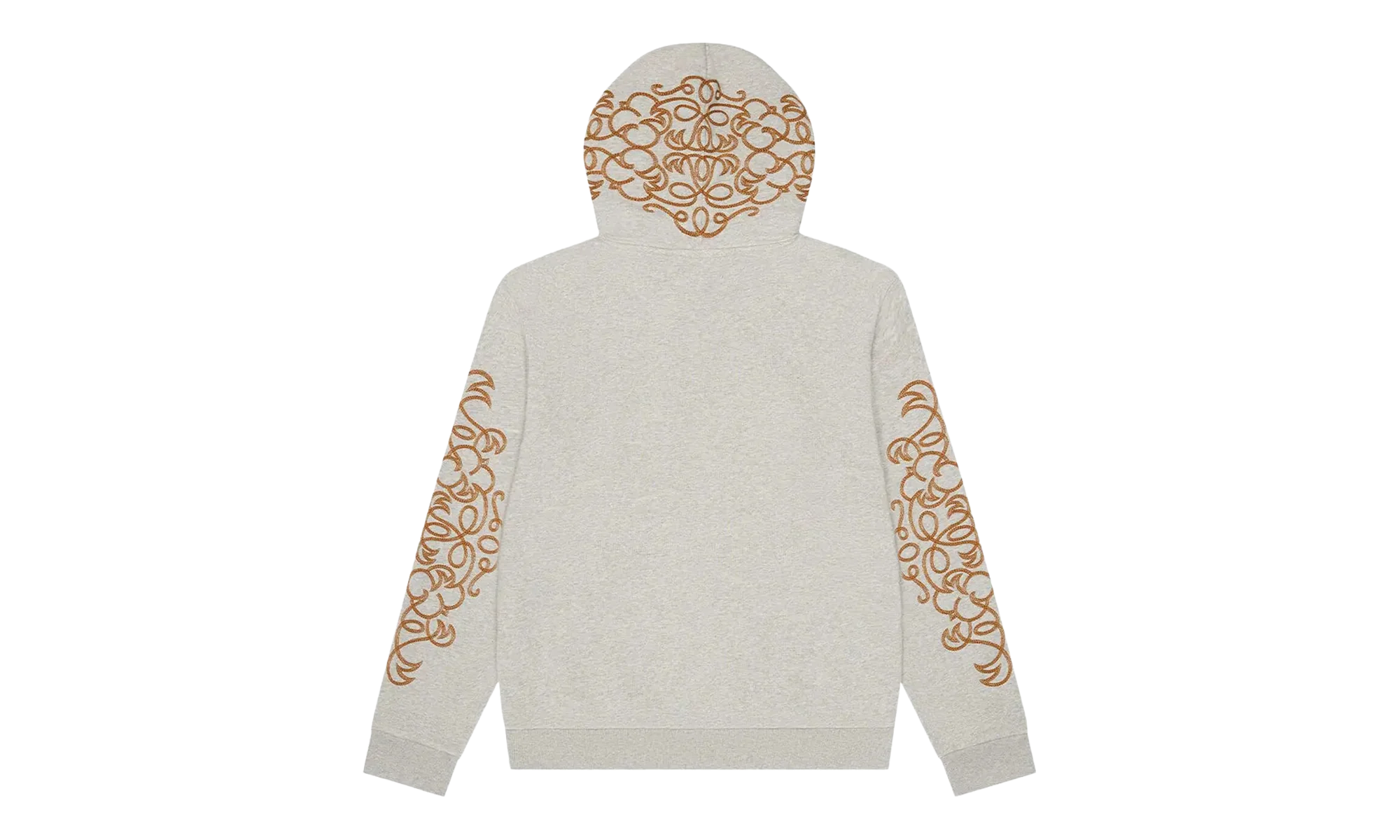 Western Embroidered Hoodie "Grey" DT458