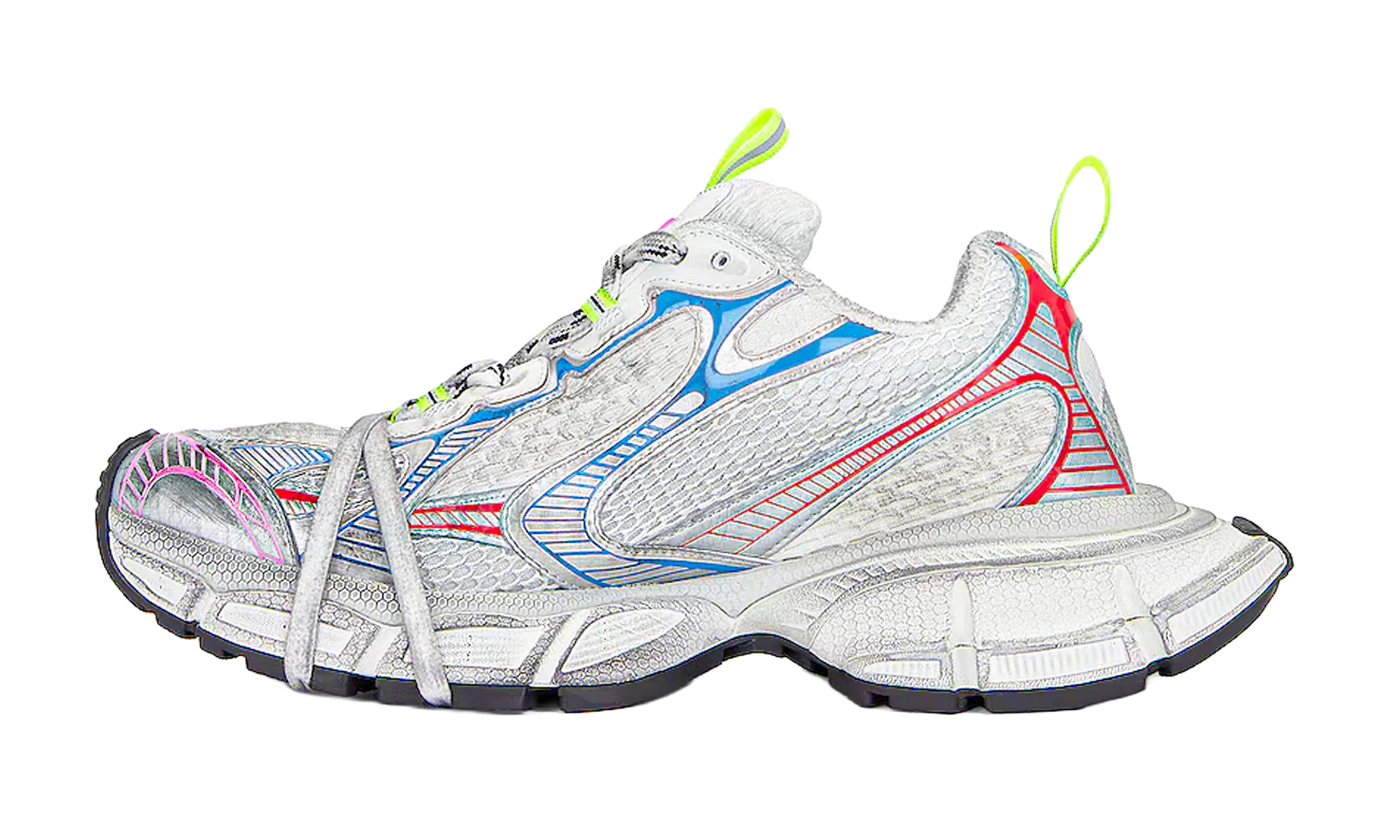 3XL Sneaker "White Blue Red" 734734 W3XL5 9645