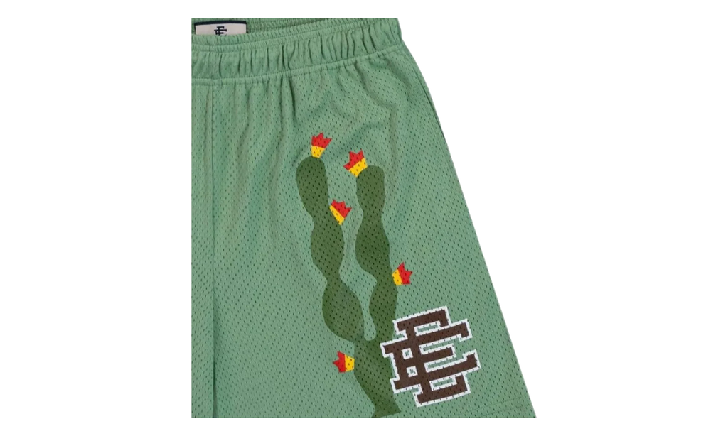 EE Basic Shorts "Cactus Jade Sheen / Brown" EE197