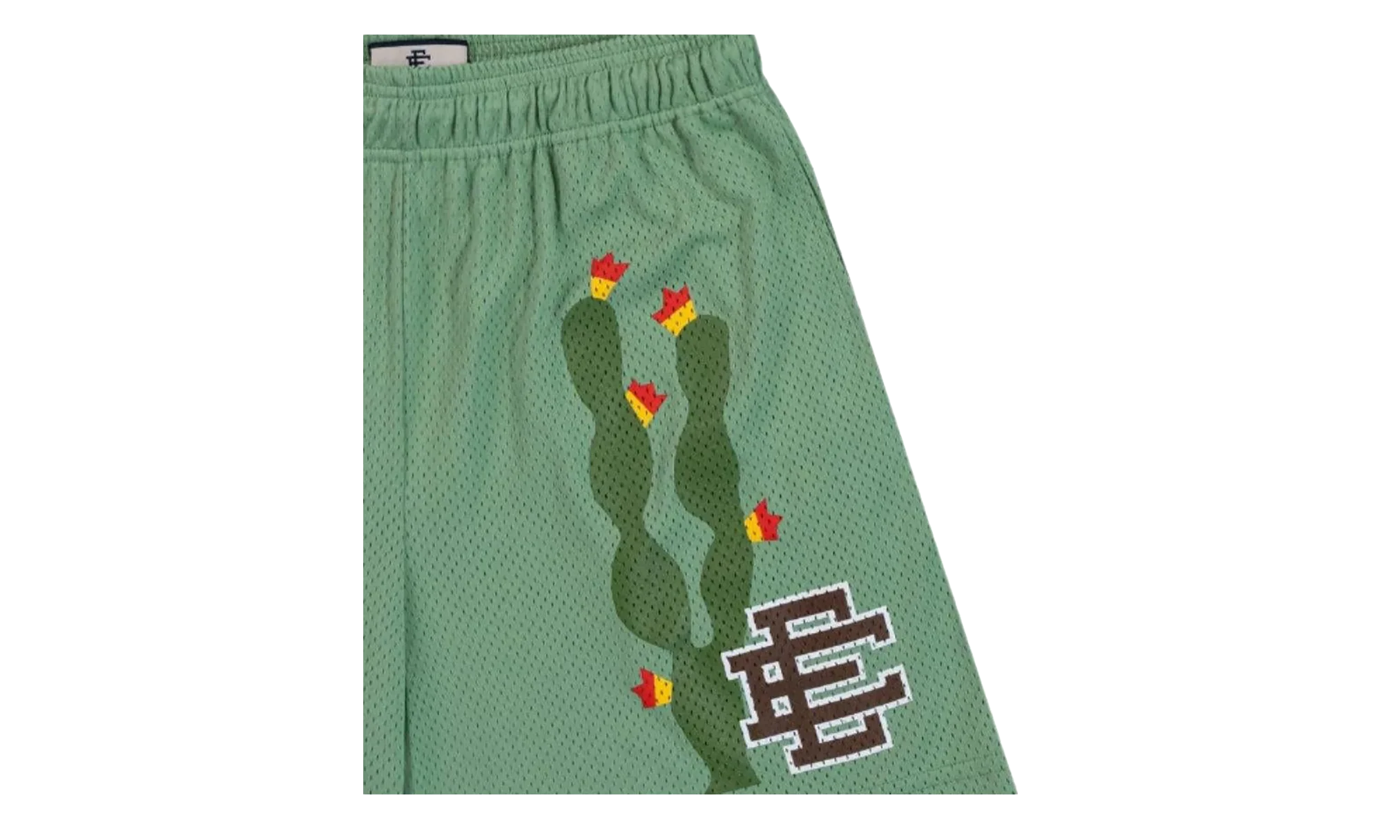 EE Basic Shorts "Cactus Jade Sheen / Brown" EE197