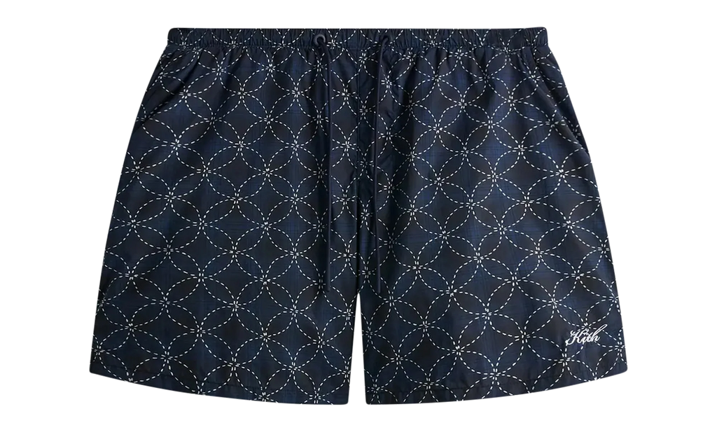 Geometric Stitch Active Swim Short "Nocturnal" KHM060352 413