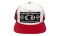 CH Hollywood Trucker Hat "Red / White" CHRM1170