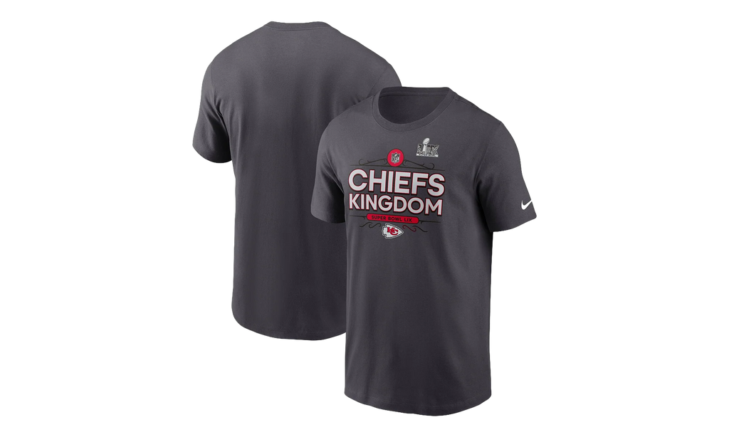 Kansas City Chiefs Super Bowl Lix Local T-Shirt GS "Anthracite" 9Z1B7NFPPER9CH