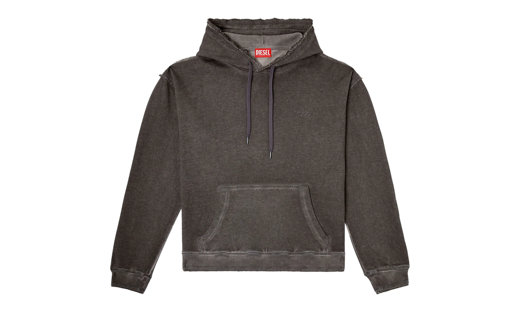 Treated Cotton Fleece Hoodie "Grey" A211940DCCD9CBA