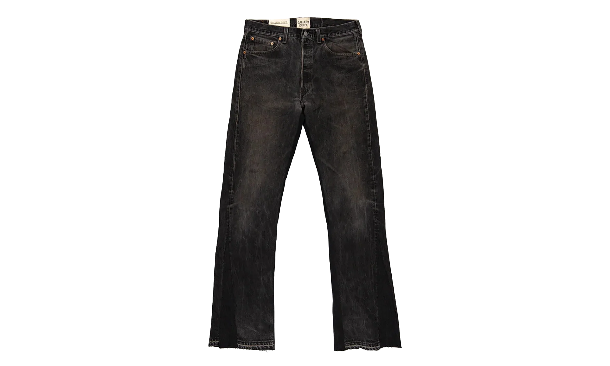 LA FLARE DENIM PANTS "Black" GD078