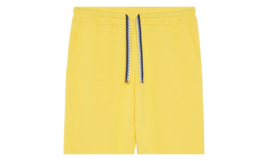 KNIT JOGGERS WITH DRAWSTRING "Yellow" RM TR0041 J209 H22 814