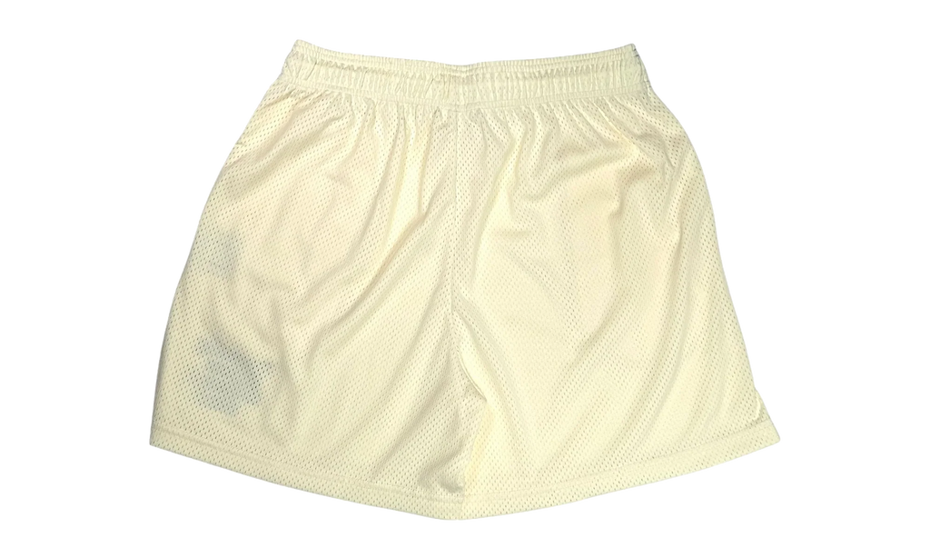 EE Basic Shorts "Antique White / Maroon" EE170