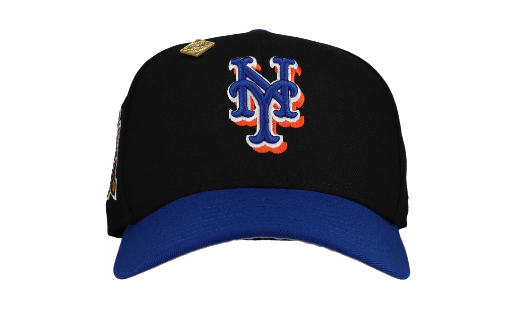 59FIFTY New York Mets 40th Anniversary Classics Fitted Hat "Black / Blue" NE192
