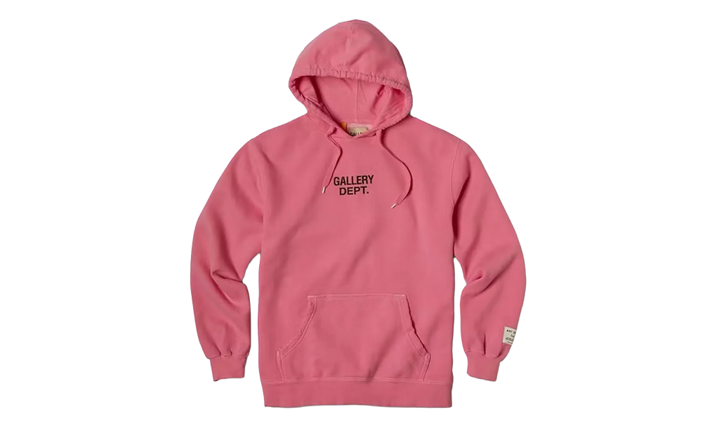 Centered Logo Hoodie Hoodie "Pink" GD017