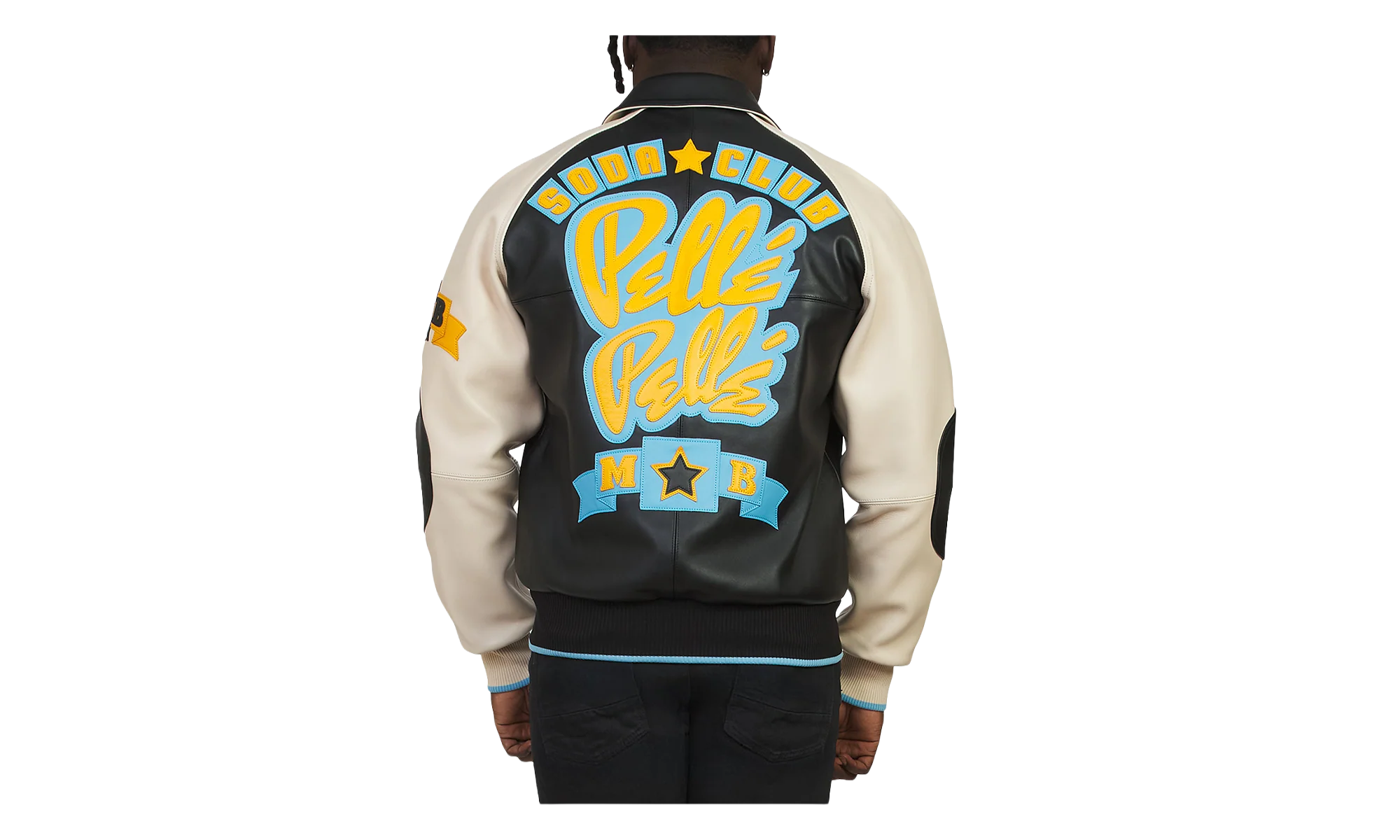 Classic Soda Club Jacket "Black / Ivory" PP022