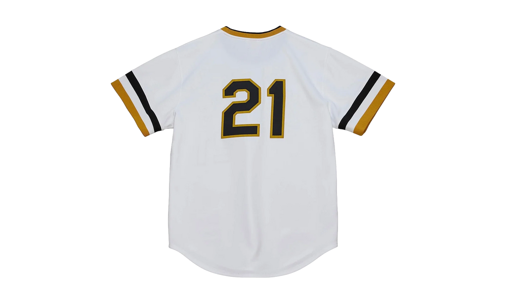 MLB Roberto Clemente Home Jersey "1971 Pittsburgh Pirates – White" AJY15616 PPI71RCLWHIT