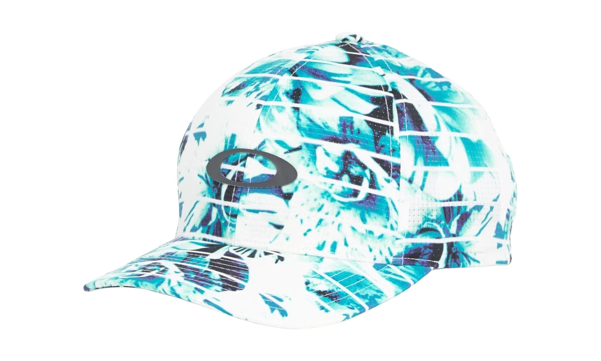 Azalea Fitted Hat "Floral Print Emerald" FOS901081 9FT