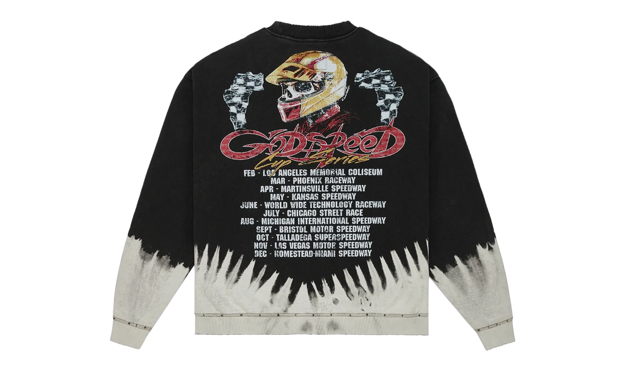 F.T.W Sweatshirt "Black Bleached Wash" 7BR06HDV