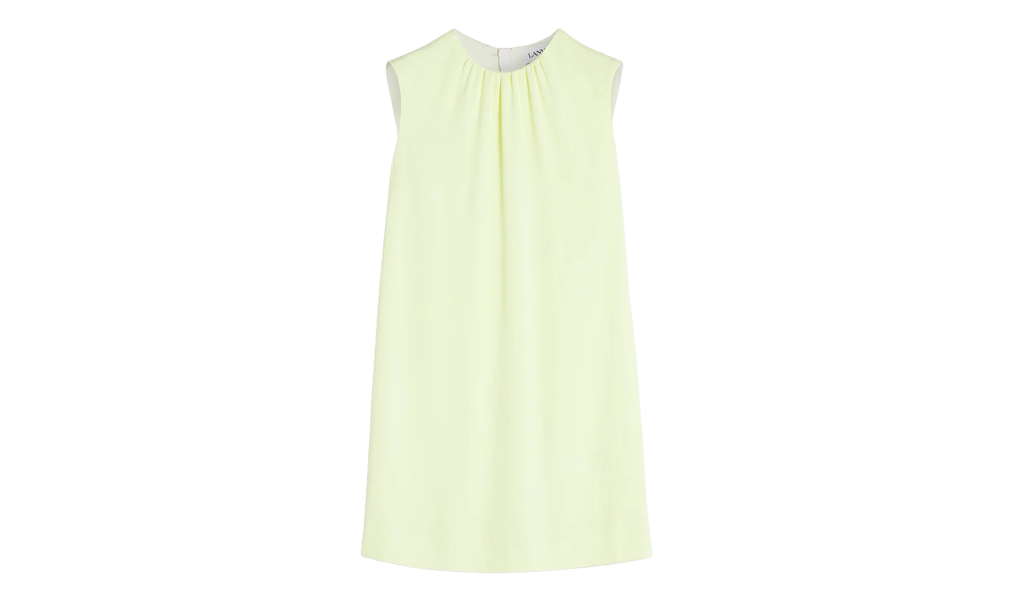 GATHERED NECK MINI DRESS "CITRON" RW DR0025 5606 P23_87