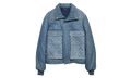 Monogram Padded Denim Jacket "Indigo" 1AATPO