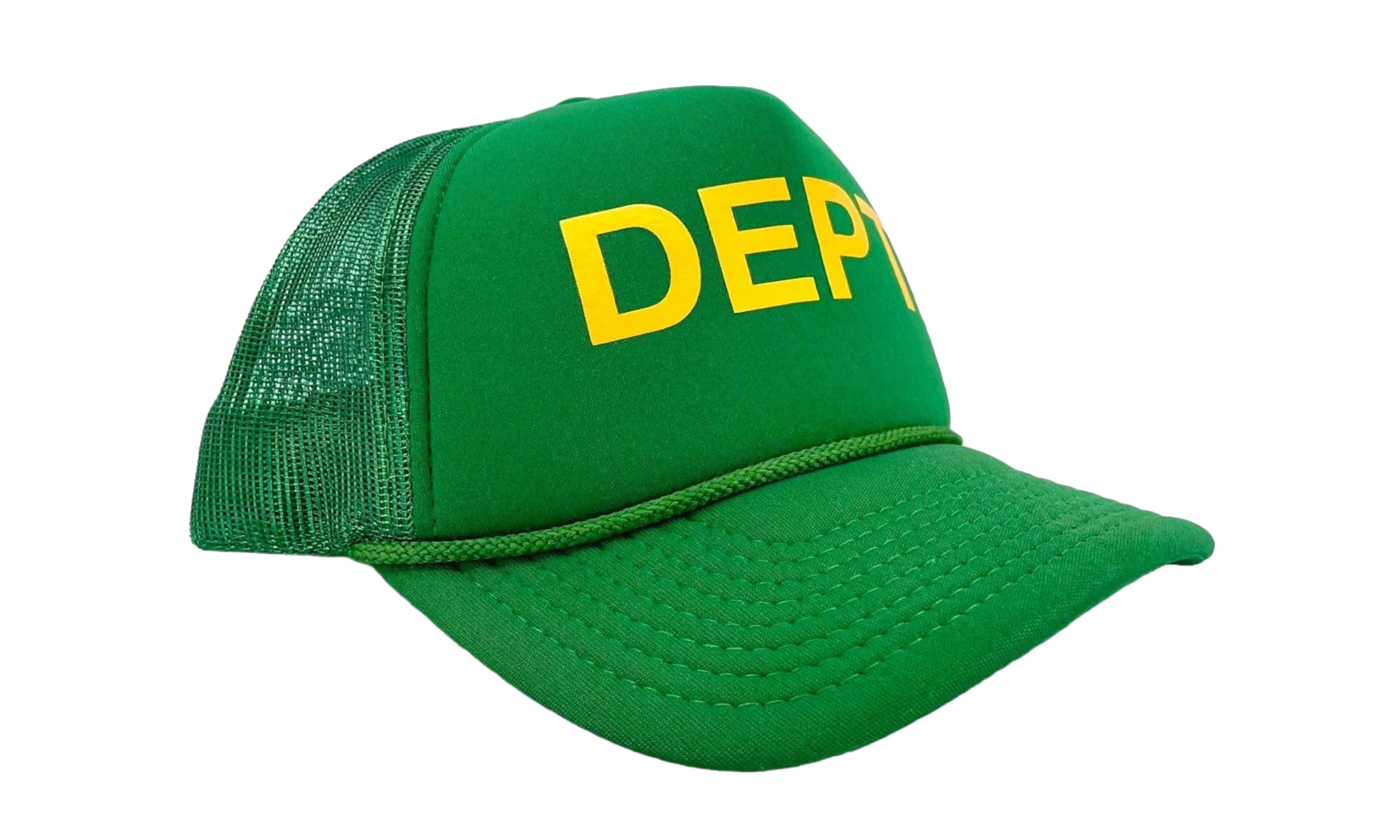 DEPT. Logo Trucker Hat "Green Yellow" GD132