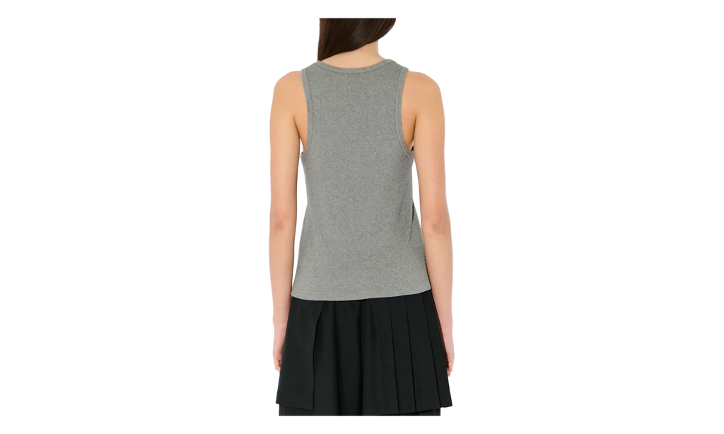 Knitted Logo Tank Top "Grey" 52080702