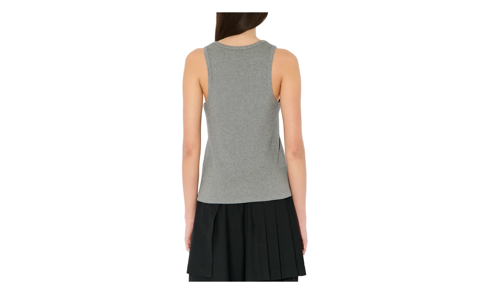 Knitted Logo Tank Top "Grey" 52080702