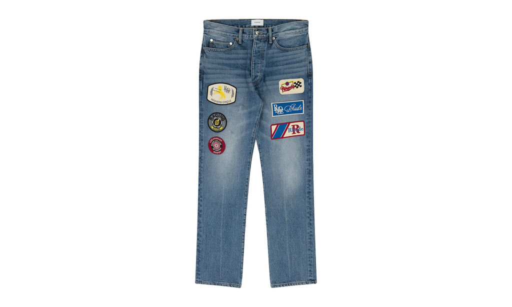 Patch Denim Pants "Indigo" RHD-MJNS-0044