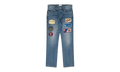 Patch Denim Pants "Indigo" RHD-MJNS-0044