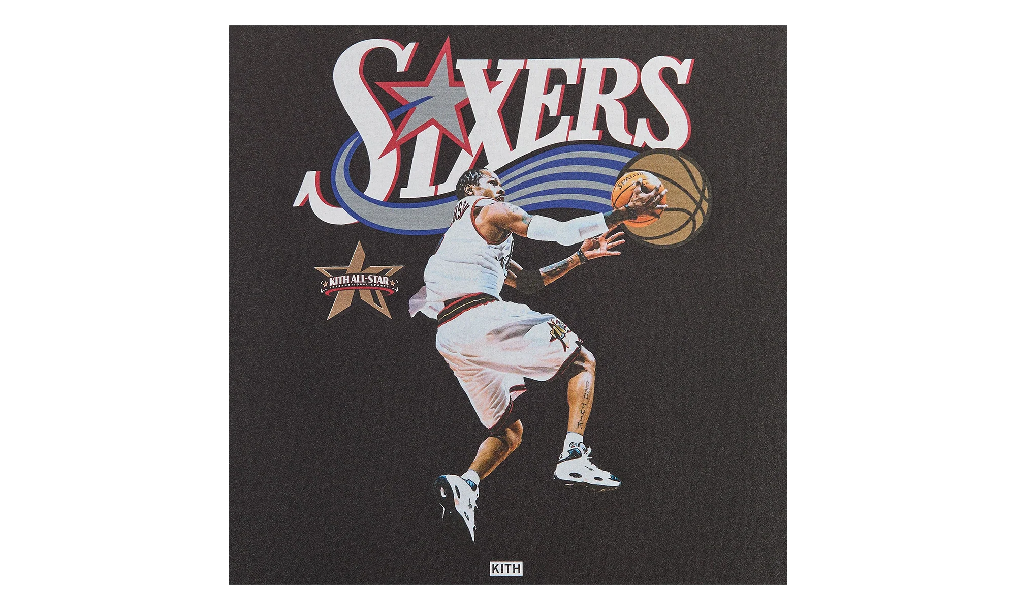 NBA All-Star Philadelphia 76ers Allen Iverson "Black" KHM034945 001