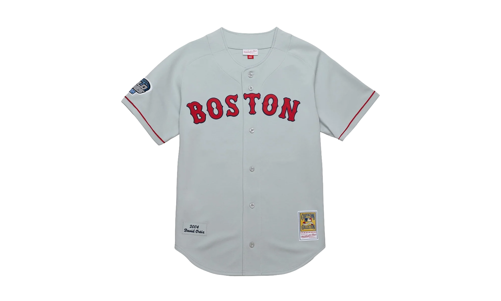 MLB David Ortiz Jersey "2004 Boston Red Sox – Chrome" AJY17181 BRS04DORCHRM