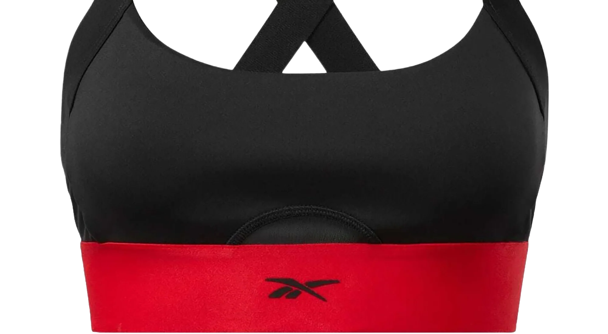 Cardi B Workout Bra WMNS "Black / Red" H48421