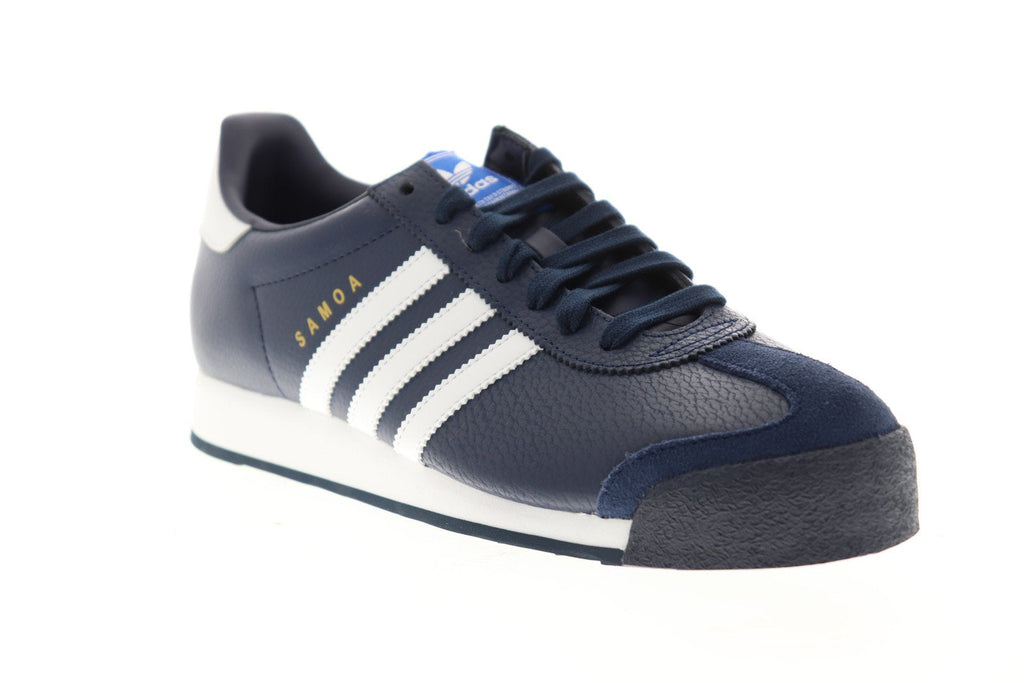 Samoa EG1577 Mens Blue Low Top Lace Up Lifestyle Sneakers Shoes
