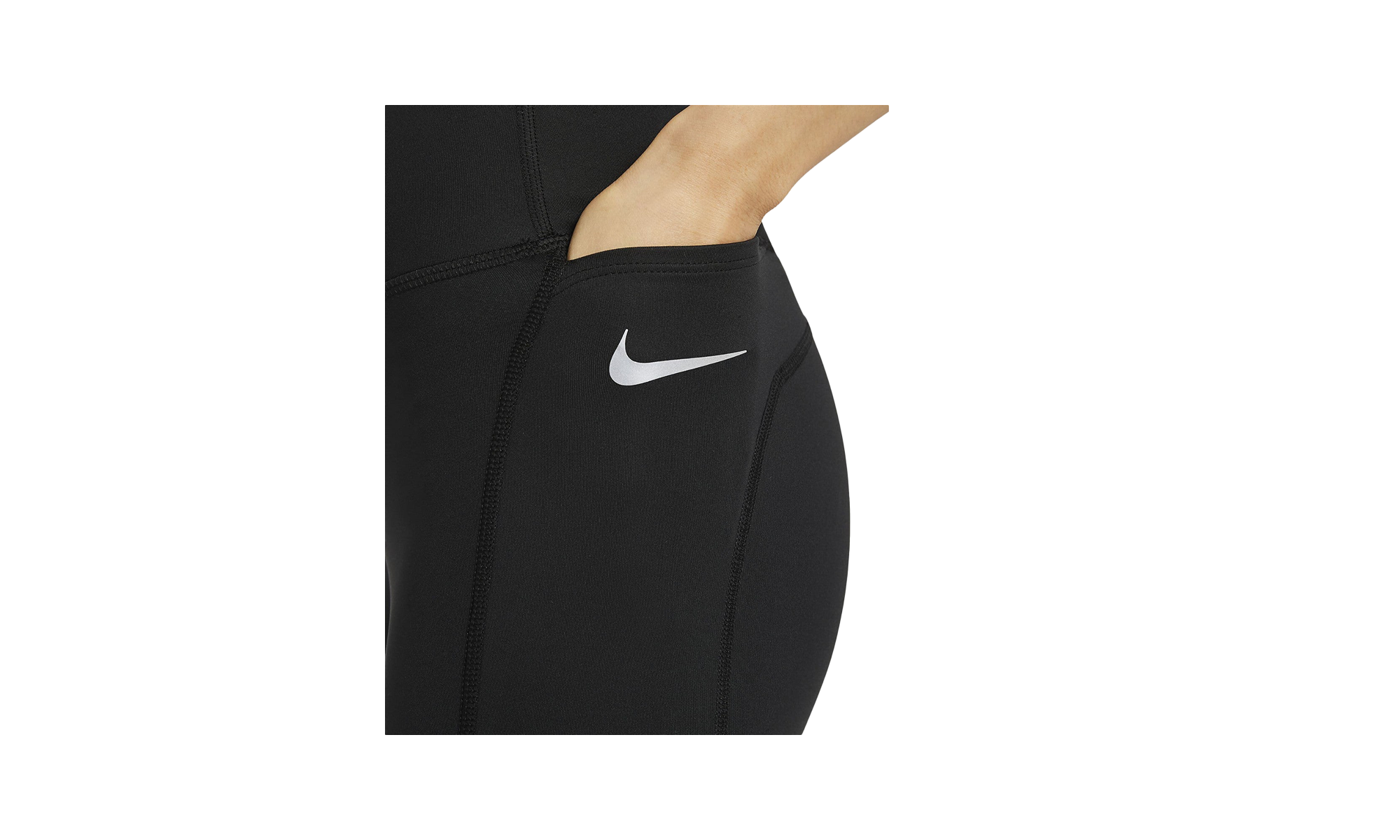 Epic Fast Women's Mid-rise Pocket Running Leggings"BLACK" CZ9240 010