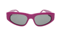 Square Frame Sunglasses WMNS "Fuchsia / Silver" BB0096S 016