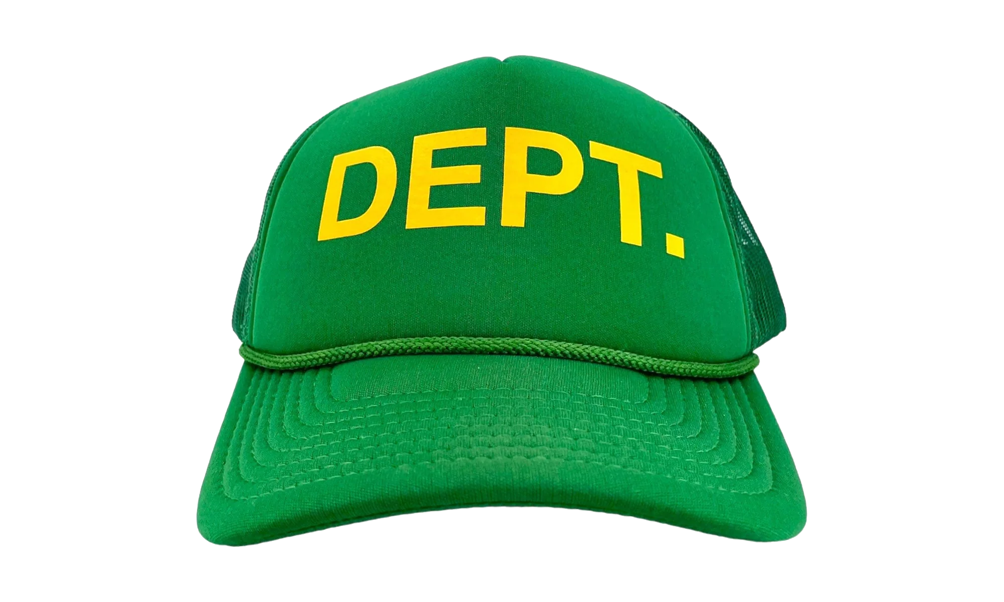 DEPT. Logo Trucker Hat "Green Yellow" GD132